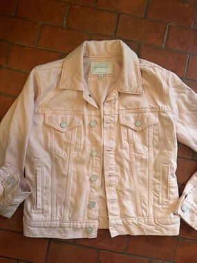 Lucky Brand Pale pink Denim Trucker Jacket